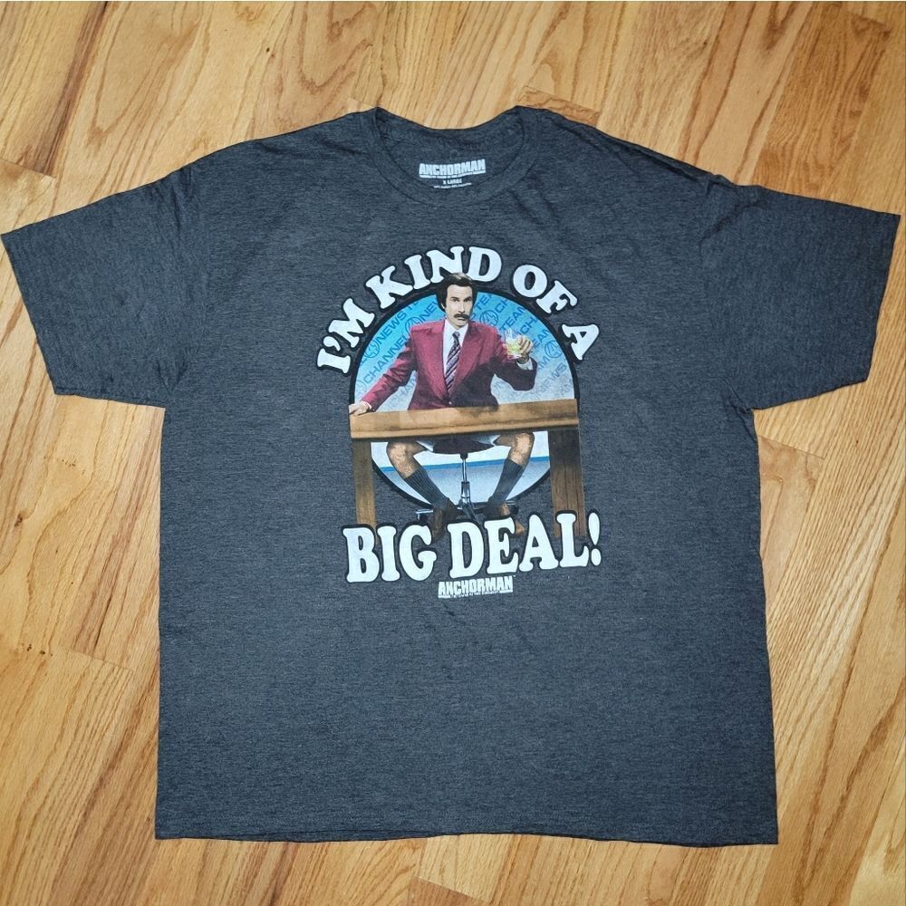 Anchorman The Legend Of Ron Burgundy I'm Kind Of A Big Deal T-Shirt Size XL